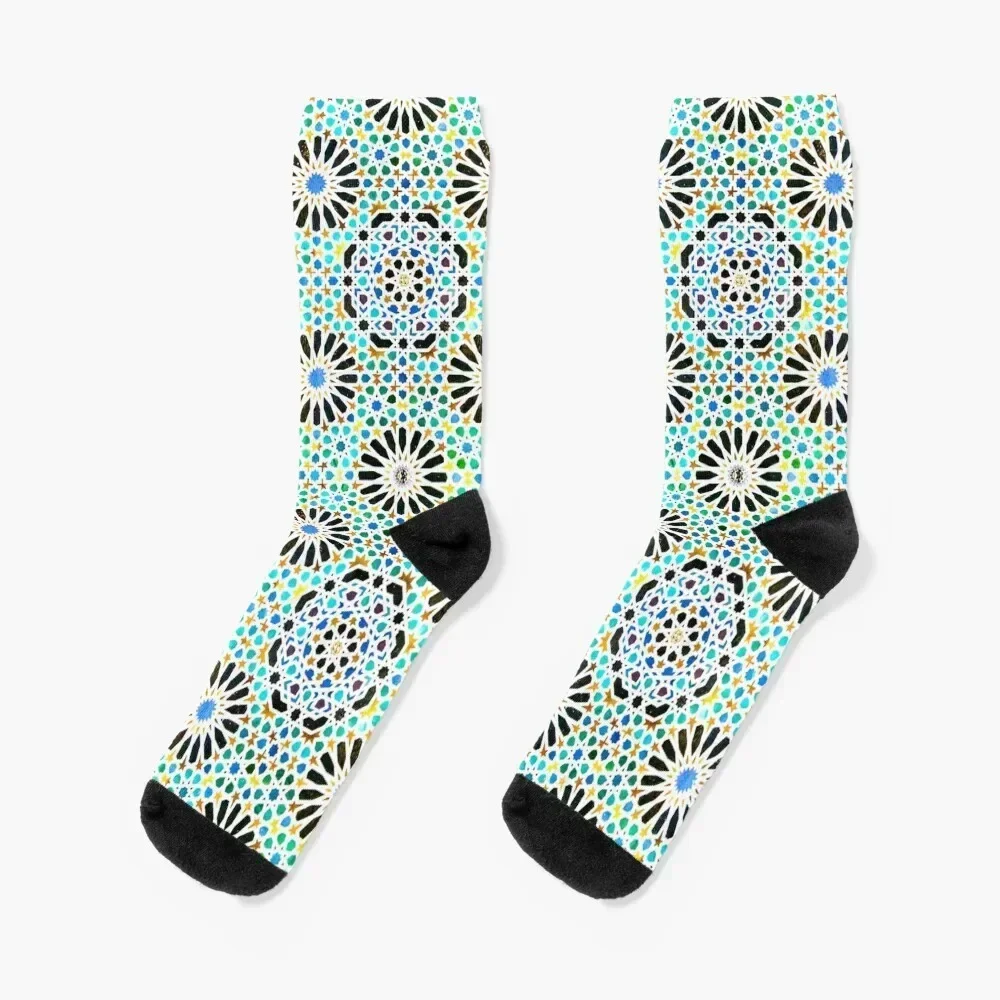 Alhambra tessellation Socks tennis Climbing Socks For Girls Men's