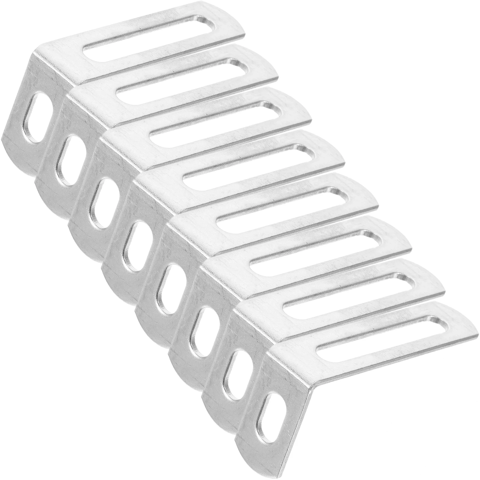 

20pcs L-Shaped Corner Brackets Shelf Support Heavy Duty Metal Angle Bracket for Wood Cabinet Joint Right-Angle Connectors