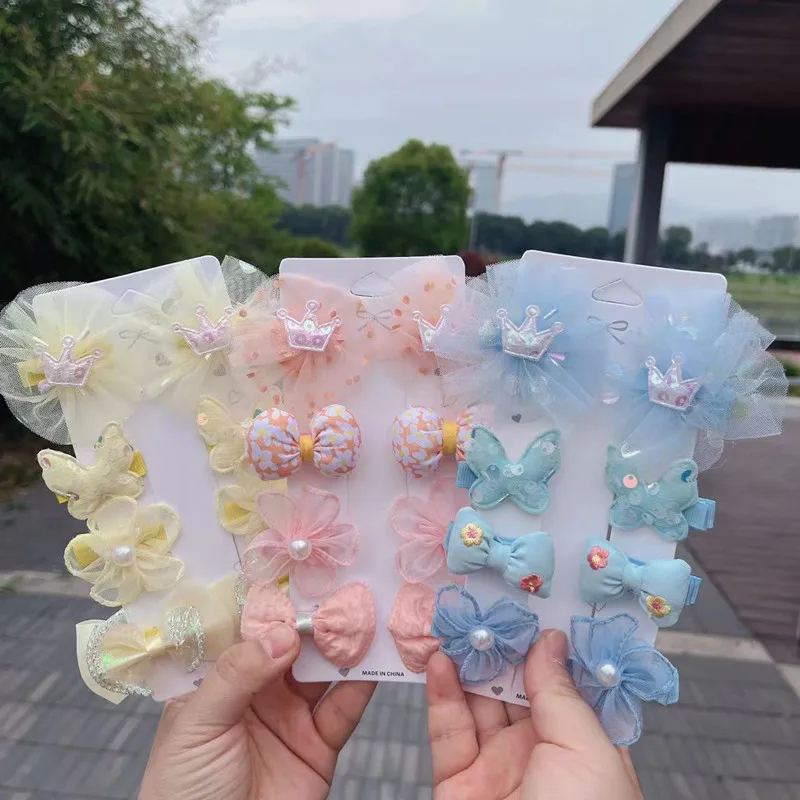 

Заколка-узелок для волос в стиле принцессы, не повреждающая волосы, из сетчатой ткани, милая и очаровательная.