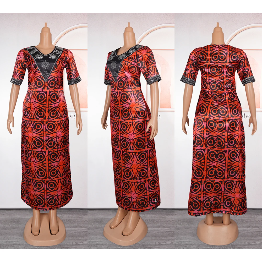 Vestidos africanos para mujer, ropa tradicional africana Dashiki Ankara, trajes, vestido Abayas, caftán musulmán, Maxi vestido largo 2024