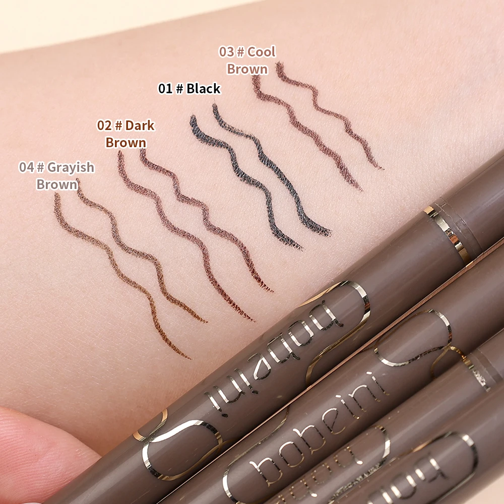 Ultra-thin Waterproof Liquid Eyeliner Pen Matte Smooth Quick Drying Black Brown Lasting Eye Liner Lower Eyelash Makeup Cosmetics