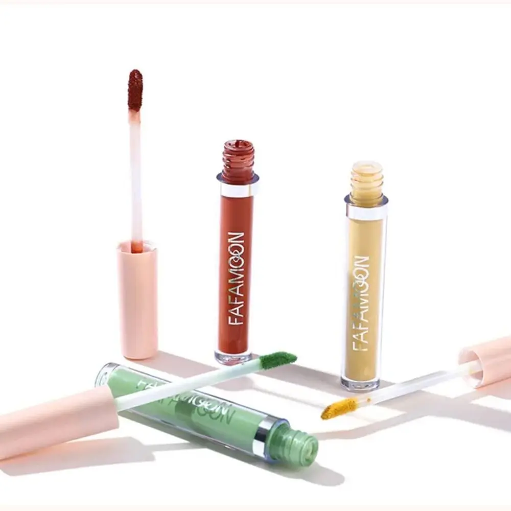 جديد 2.5 مللي غطاء خافي عيوب سائل بقعة حب الشباب الهالات السوداء كريم أساس مكياج الوجه تغطية كاملة ظلال ملونة خافي عيوب البشرة