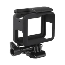 Camera Protection Frame for GoPro Hero, Preto, Anti-Drop, Sports Camera Border, Capa de Proteção, Alta Qualidade, 7, 6, 5