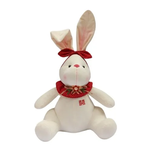 Lapin poupée en peluche câlin jouets bureau canapé chambre voiture décoration jouets câlin oreiller poupée bureau en peluche jouet Souvenir cadeaux d'anniversaire