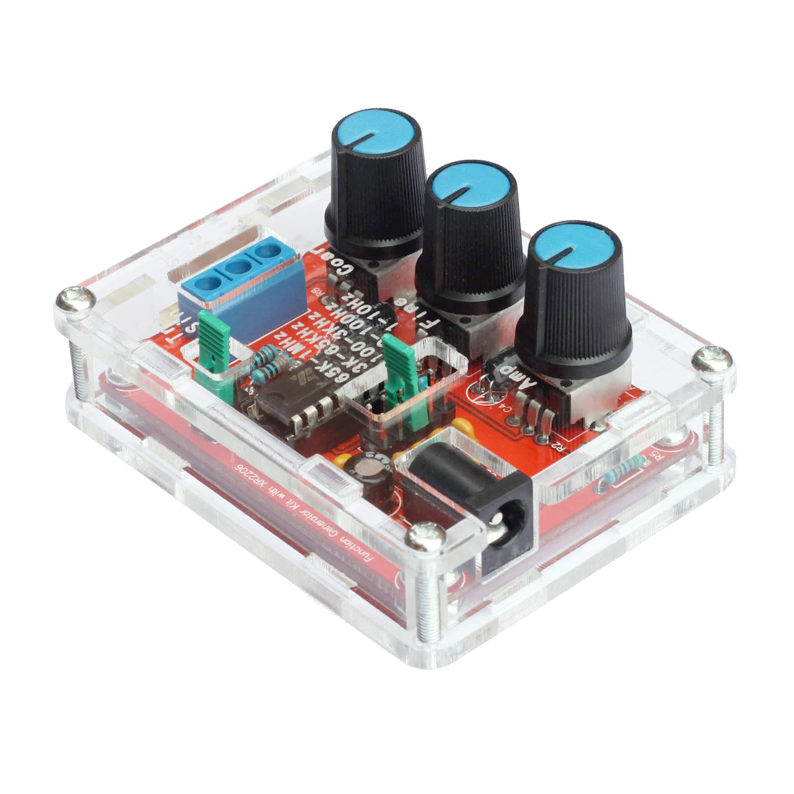 XR2206 High Precision Function Signal Generator Sine/Triangle/ Output 1Hz-1MHz Adjustable Frequency Amplitude