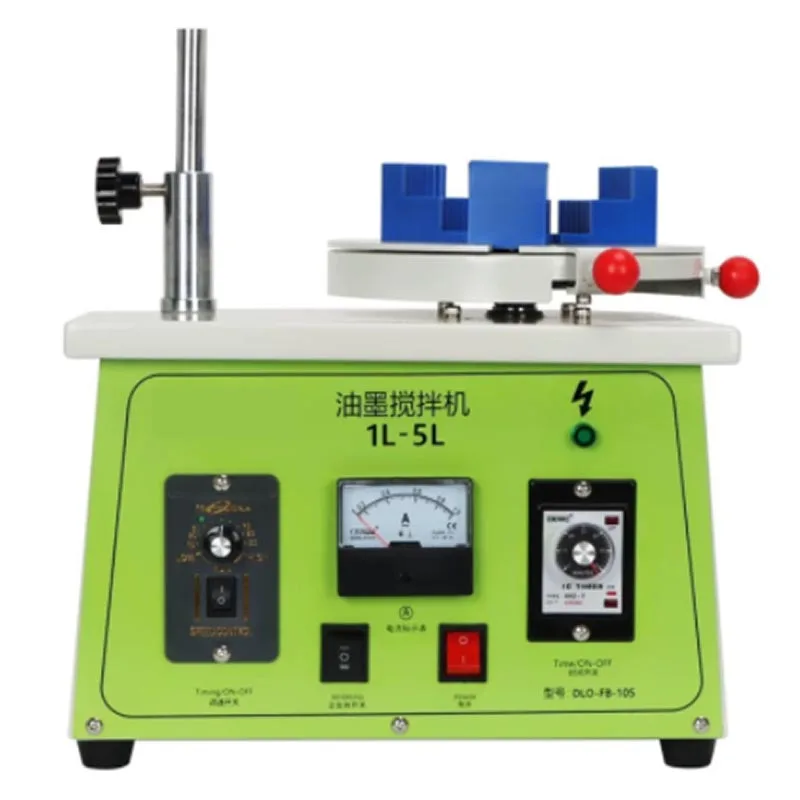 

1-5L Small Electric Liquid Mixer 0-150RPM Adjustable Speed 0-60MIN Timing Ink Solder Paste Slurry Stirring Blender Machine