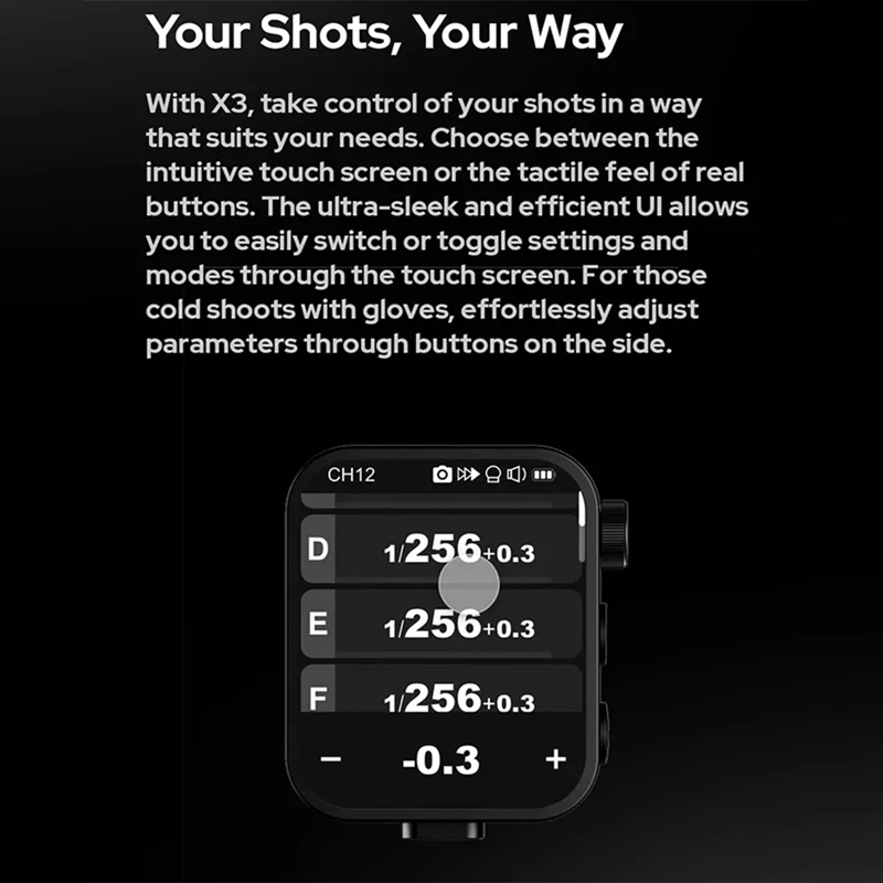 As melhores ofertas para godox x3 flash gatilho flashes sem fio gatilho ttl 2.4ghz transmissor de tela toque oled