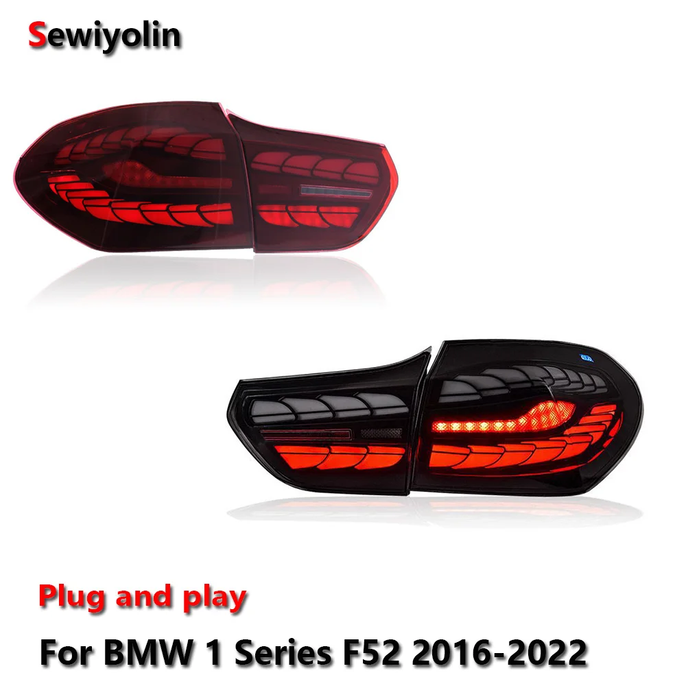 Car LED Tail Light Assemblies For BMW 1 Series F52 2016-2022 Auto Rear Fog DRL Brake Turn Signal Lamp Plug and Play