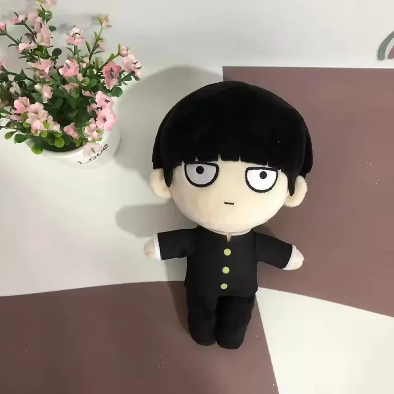 20 سنتيمتر الغوغاء النفسي 100 الغوغاء أفخم دمية 20 سنتيمتر أنيمي Arataka Kageyama Shigeo لينة محشوة بلوشي لعبة عيد الميلاد دمية للأطفال عيد الميلاد Gif