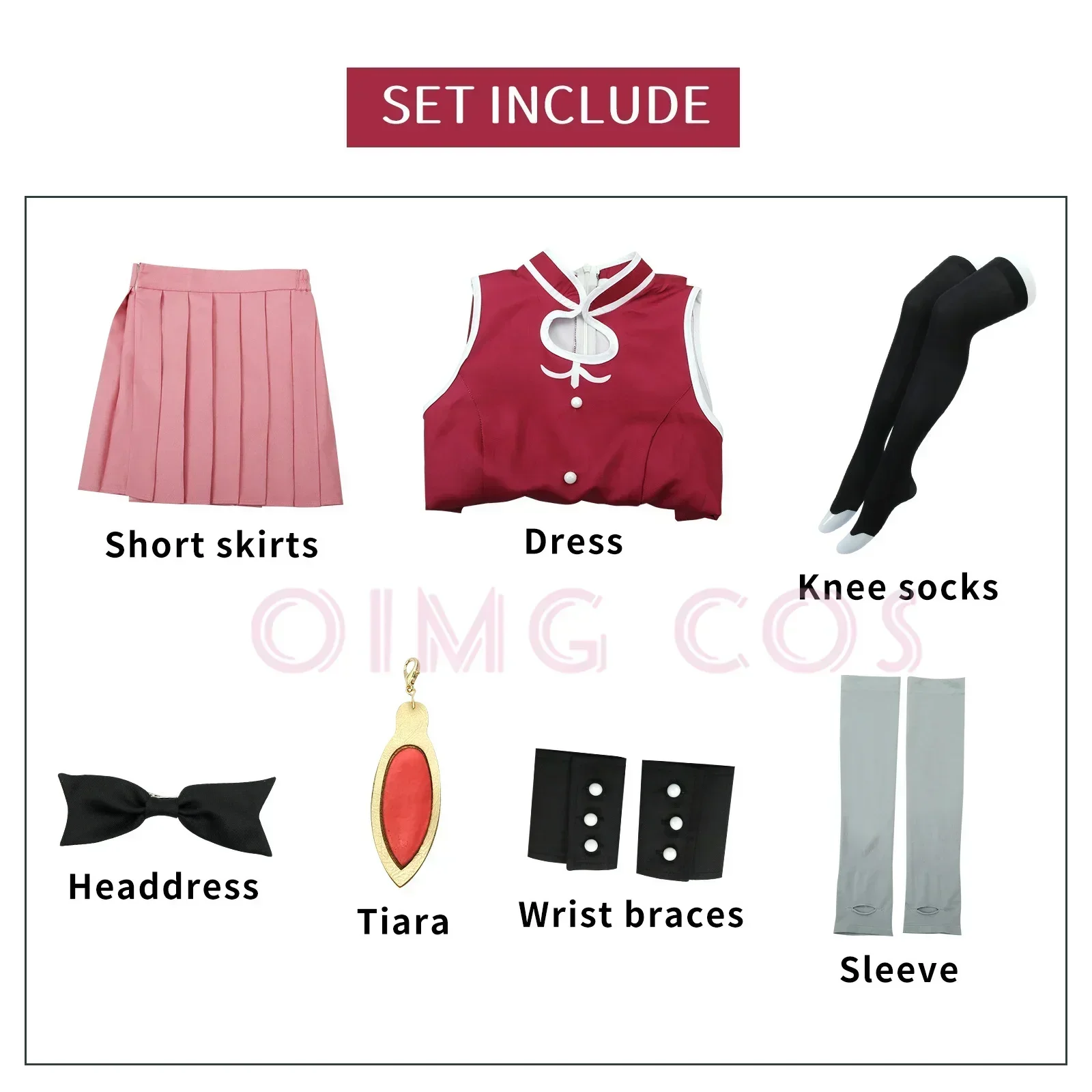 

Puella Magi Madoka Magica Sakura Kyouko Cosplay Costumes Anime Halloween for Costume Women Game