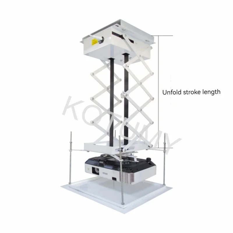 Imagem -03 - Gancho Motorizado do Elevador do Projetor com Controle Remoto sem Fio Montagem Escondida Suporte Elétrico m 1.5 m 2m