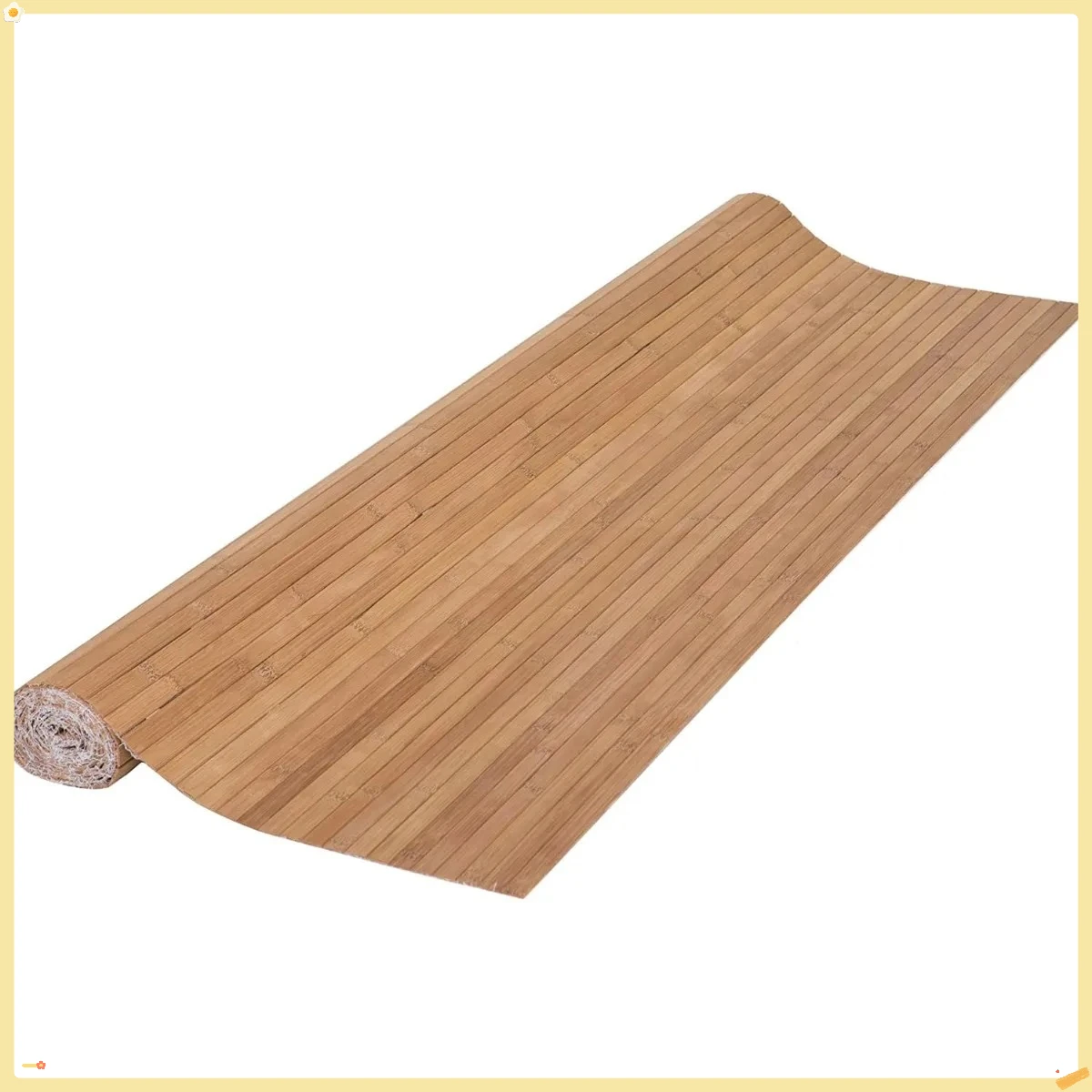 Natural Bamboo Wainscoting Panel 48x96 Raw Finish - Eco Friendly Textured Wall Decor for Bedroom, Living Room Interior Design