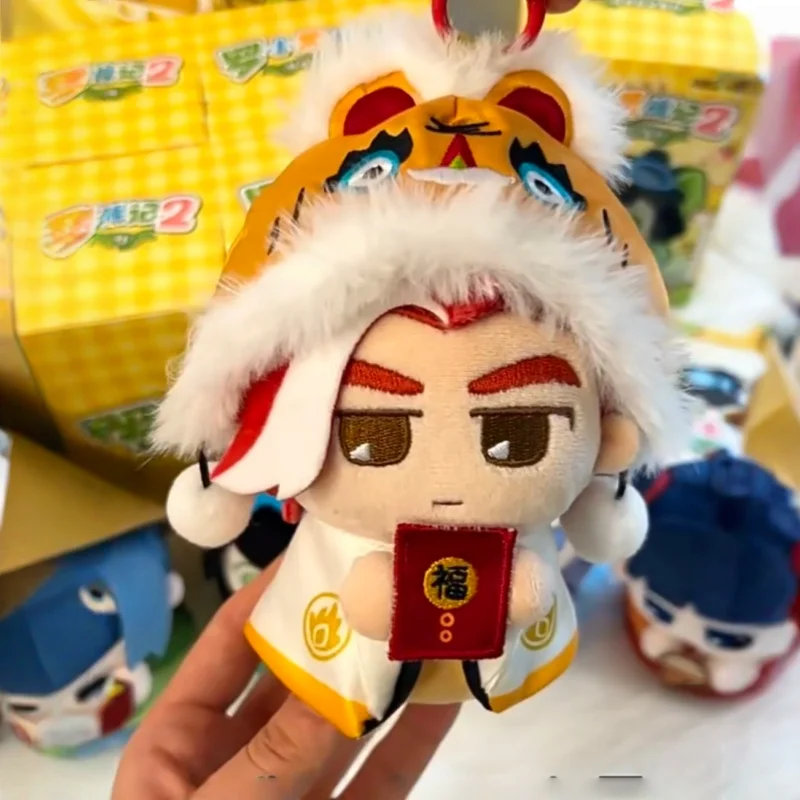 

Genuine The Legend of Luo Xiaohei 2 Time Diary Series Dundun Tuanzi Keychain Anime Doll Backpack Plush Pendant Peripheral Toys