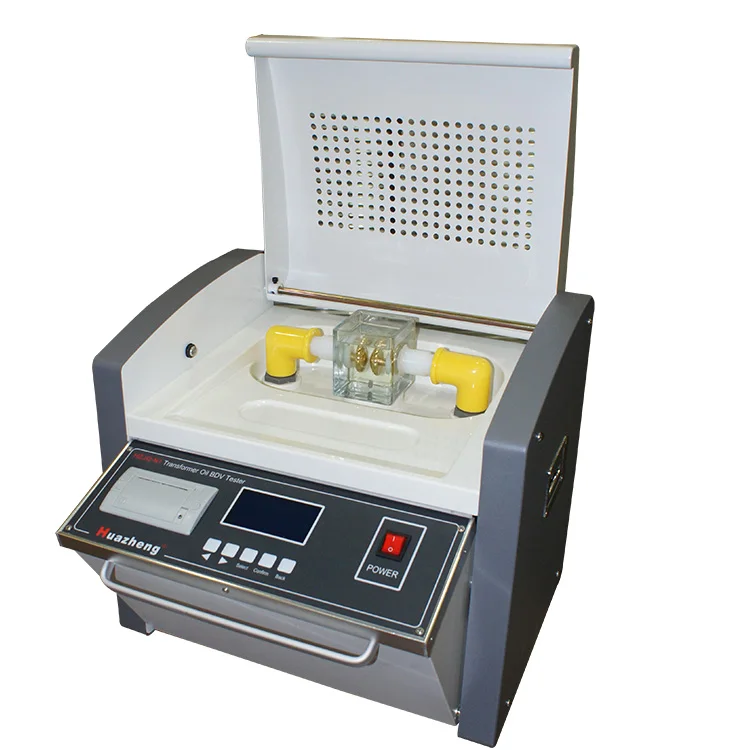 AIROW Huazheng Manufacturer Laboratory Usage Insulation Transformer Oil Dielectric Strength Tester Oil Bdv Analyzer