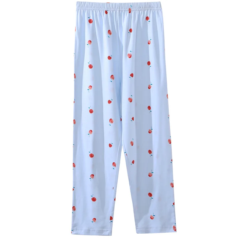 

Fdfklak New Pantalones De Mujer Cotton Casual Pajama Pants Printing Spring Autumn Home Wear Pant Loose Women Sleepwear Trousers