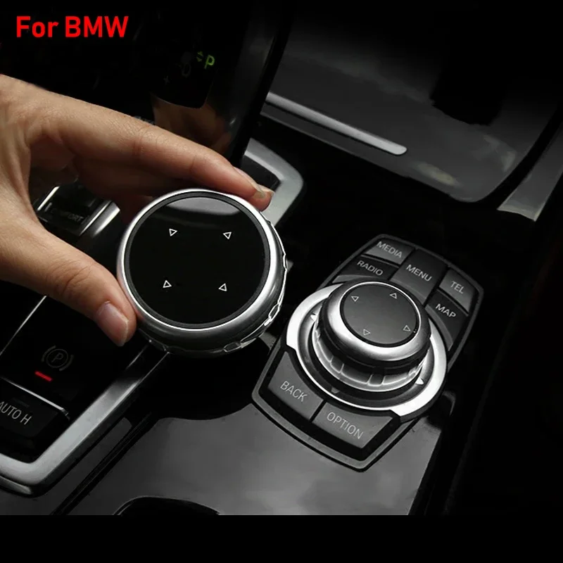 Car Multimedia Buttons Cover For BMW 1 3 5 7 Series X1 X3 F25 X5 E70 X6 E71 F30 F10 F07 E90 F11 E92 F20 Original iDrive Stickers