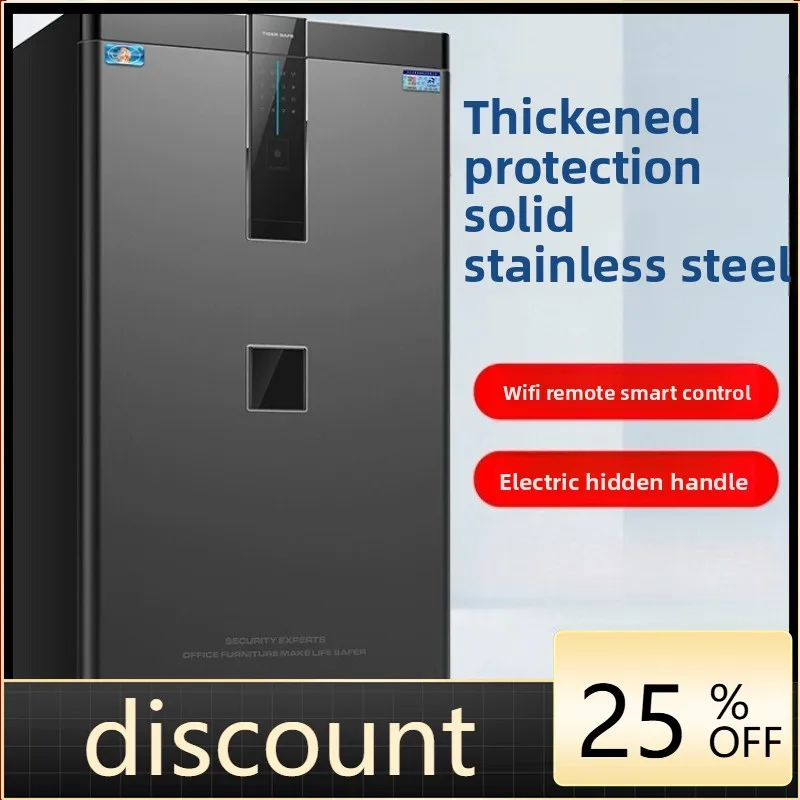 LTT office wall all-steel anti-theft fingerprint password small invisible safe