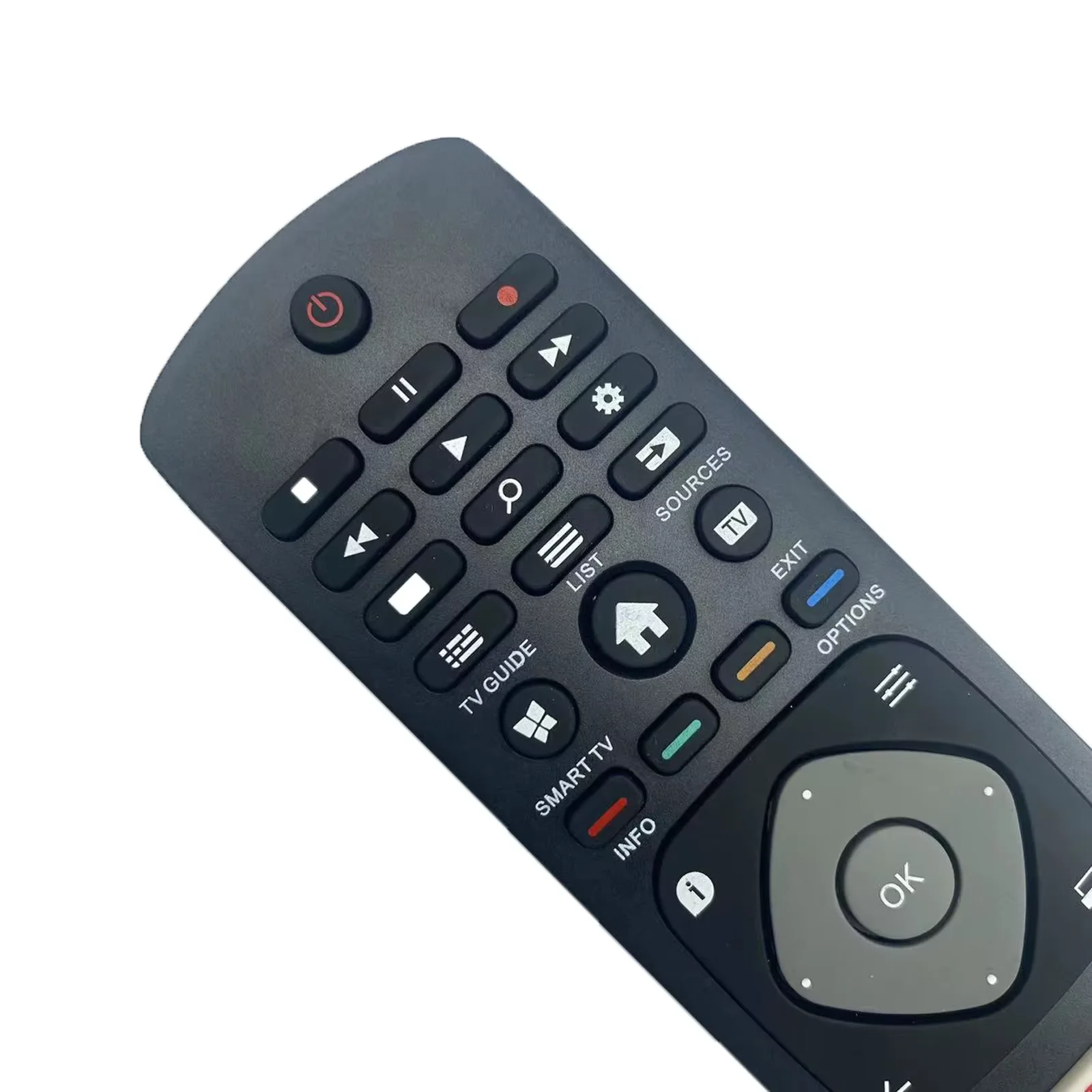 

New Replacement Remote Control Compatible with Philips TV Models HOF16H303GPD24 398GR08B - Includes Netflix Buttons