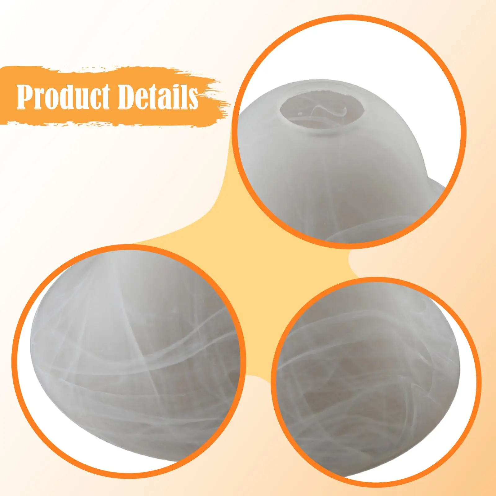 Modern Glass Lamp Shade Artistic Lampshade Cover for Table Lamp Chandelier Dining Room Hotel Cafe