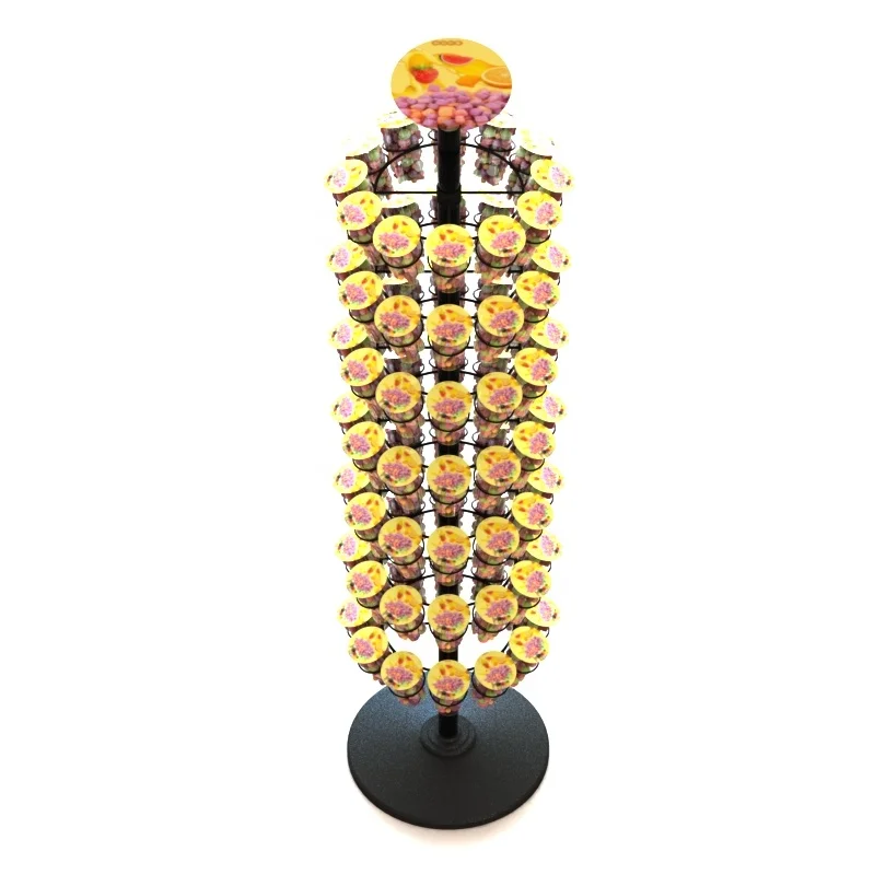 Cup Fudge Candy Spinner Display Stand