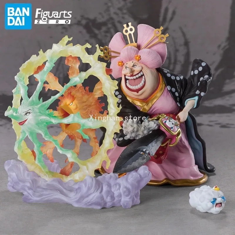 In Stock Original Bandai Figuarts Zero Extra Battle One Piece Yonko Charlotte Linlin Big Mom Figure Anime Genuine Action Model