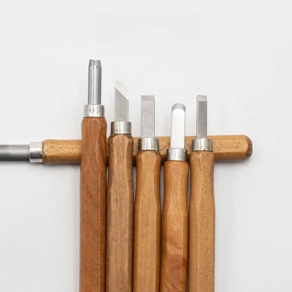 

1/6PCS Wood Carving Chisels Wood Carving Tools Woodworking Engraving Olive Knife Craft Utility Knife Tool Set