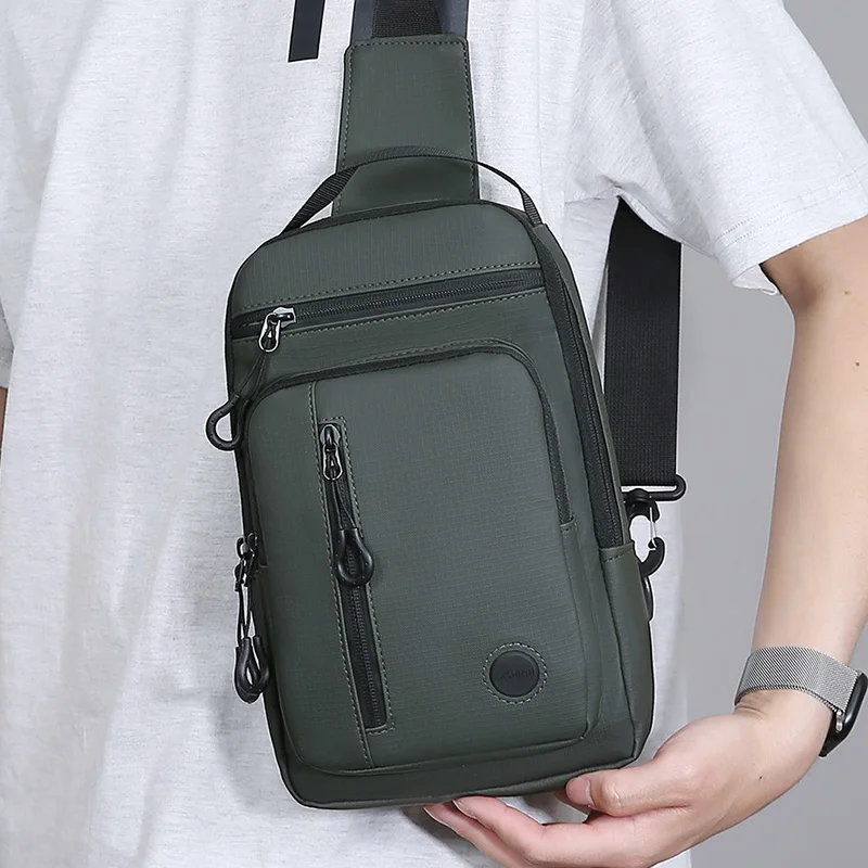

Multi Functional Chest Bag, Multiple Pockets, Adjustable Shoulder Strap, Daily Crossbody Bag, Suitable for Sports, Cycling, Etc