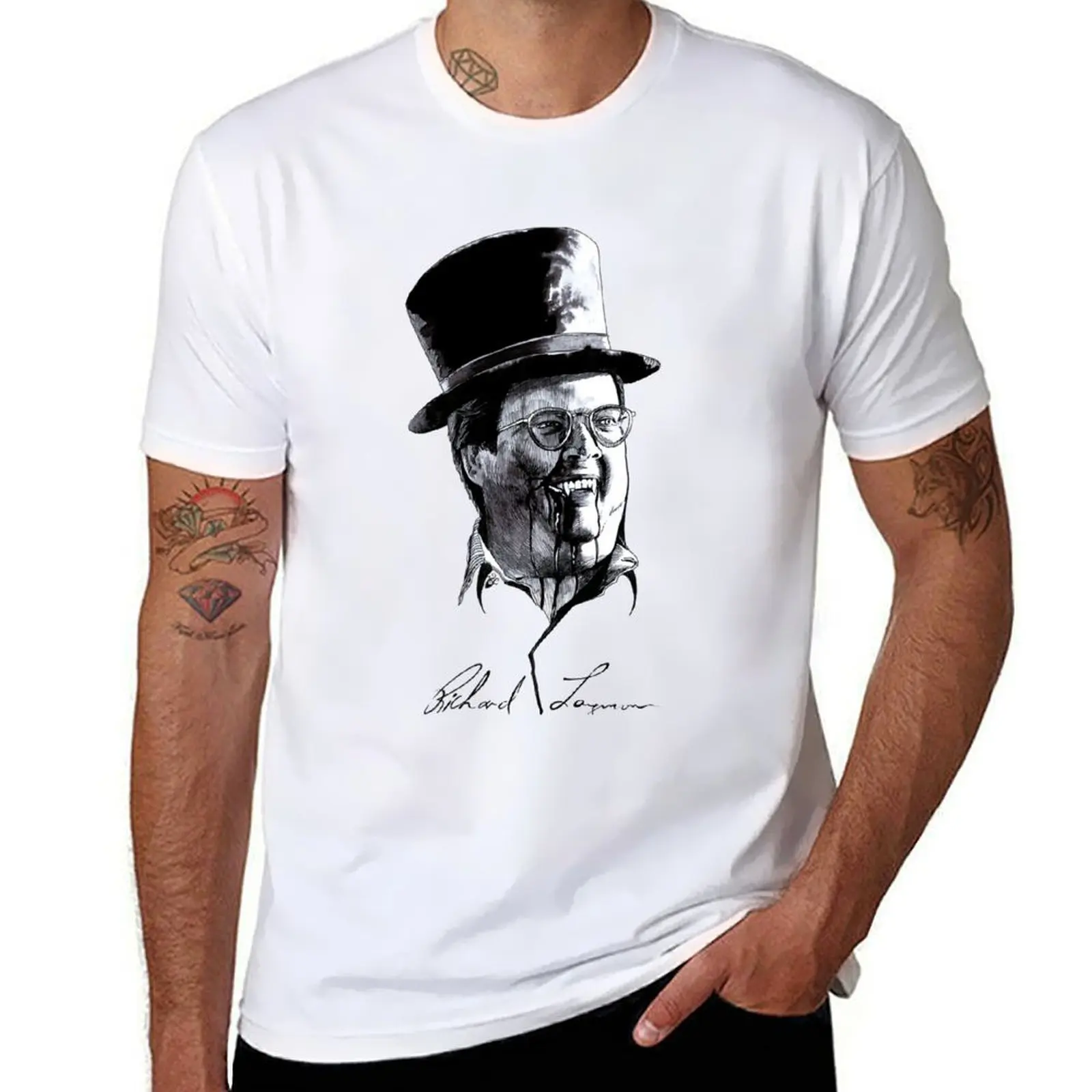 

Richard Laymon T-Shirt man t shirts cotton man t shirts graphic T-Shirt