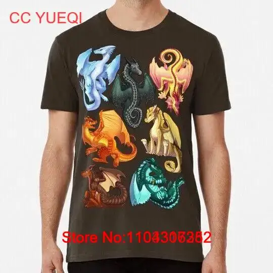 Wings Fire Jade Winglet Dragonets Moonwatcher Winter Qibli Peril Turtle T-shirt