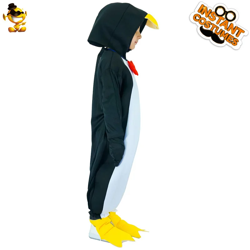 مجموعة أزياء البطريق للأطفال، زي تنكري للهالوين، زي أداء لمرحلة لعب الأدوار