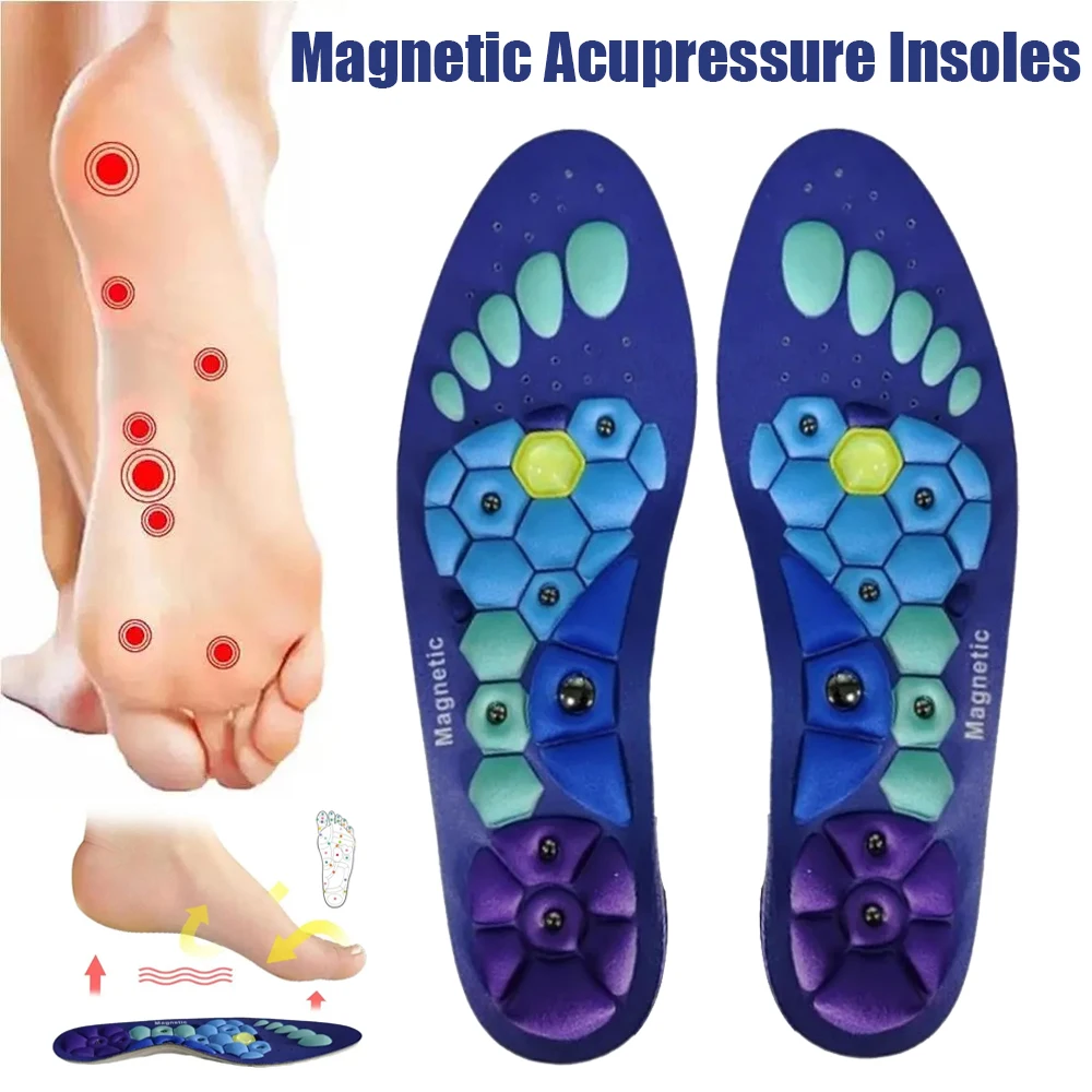 

Magnetic Acupoint Insoles Foot Acupressures Insoles Arch of the Foot Orthopedic Sport Insole Foot Training Reflexology Men Women
