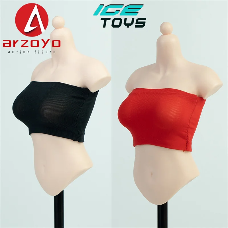 ICE TOYS IC1018 1/6 女性用チューブトップ ショート＆ロングサイズ バストラップトップ 服 モデルフィット 12インチ ソルジャーアクションフィギュア ボディドール