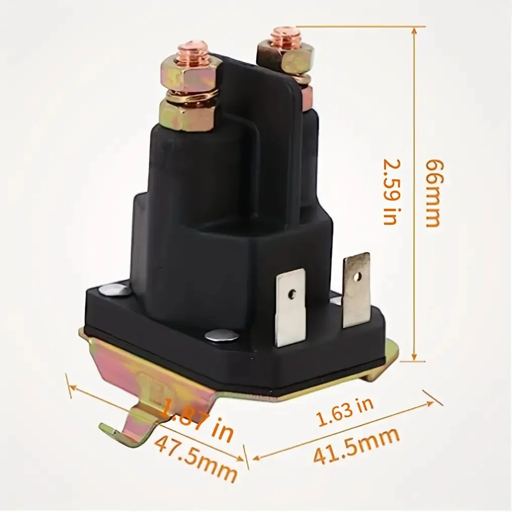

Valve 435-325, Mower Relay, Lawn Tractor Starter Solenoid Valve, Agricultural Vehicle Switch Relay