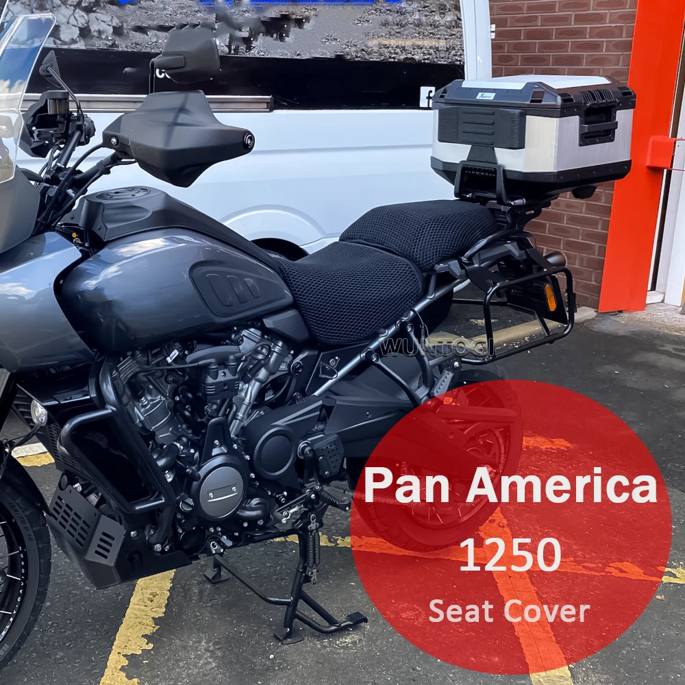 For PANAMERICA1250 PAN AMERICA 1250S PA1250 Motorcycle Seat Protect Cushion Seat Cover Nylon Fabric Saddle Cooling Honeycomb Mat