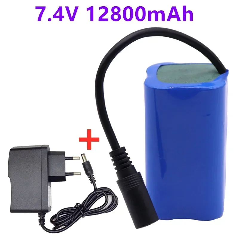 Upgrade 7.4 V 12800mah Lipo Battery for T188 2011-5 T888 V007 H18 C18 Remote Control Fishing Bait Boats Spare Parts