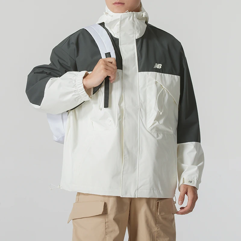 توازن جديد الرجال سلسلة الجبل وظيفية سترة خارجية موضة الاتجاه المنسوجة مقنعين سترة معطف غير رسمي Amj43302-Cic #5