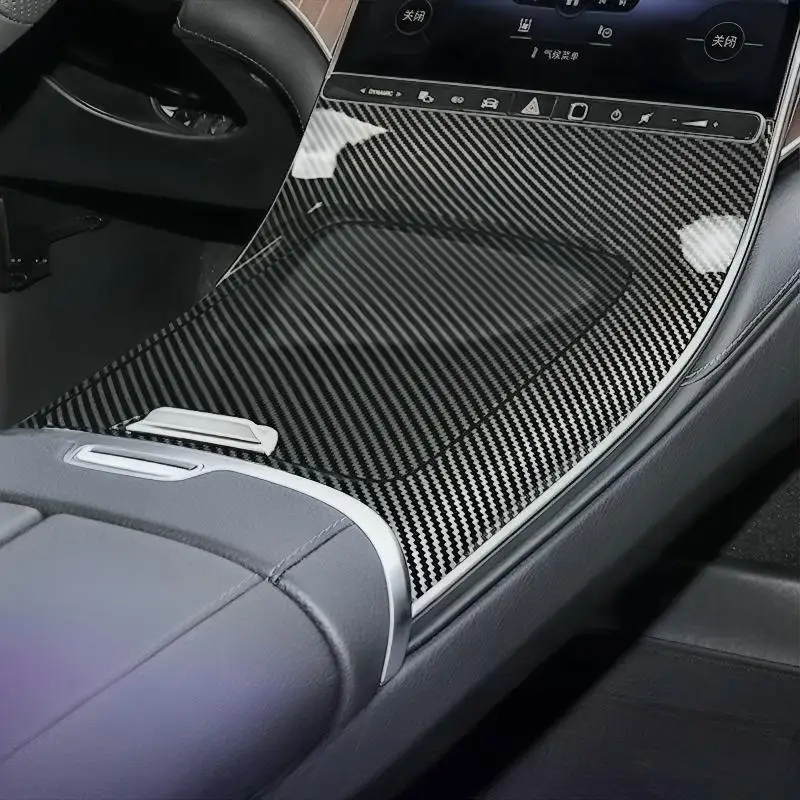 

Декоративная накладка на центральную консоль автомобиля из ASB-пластика для Mercedes-Benz EQE V295 2022-2025, только для леворульных моделей