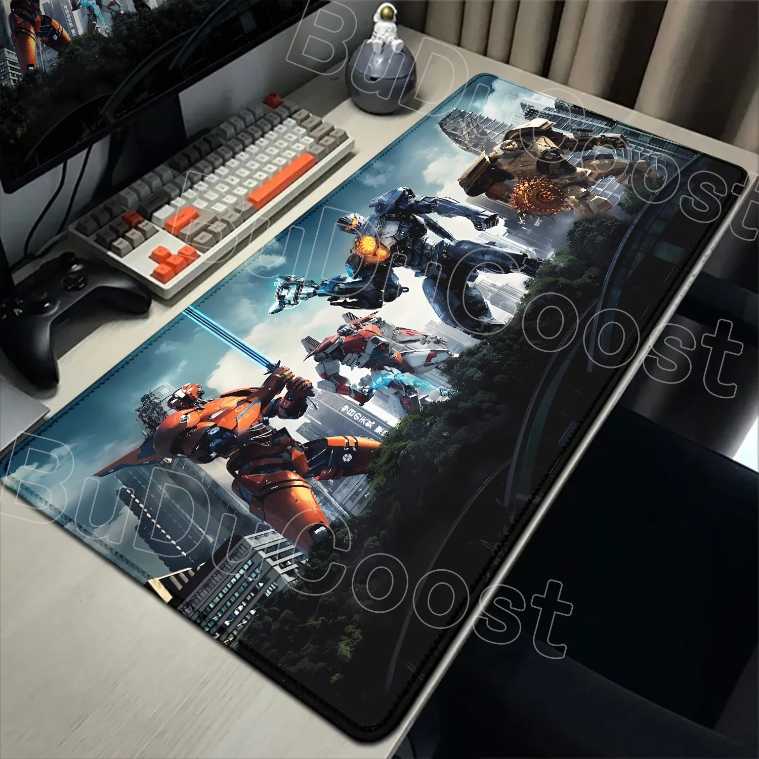 

HD Printing Cool Pacific Rim Mouse Pad Mousepad Large Gaming Mousepads LockEdge Thickened Computer Keyboard Table Desk Mat