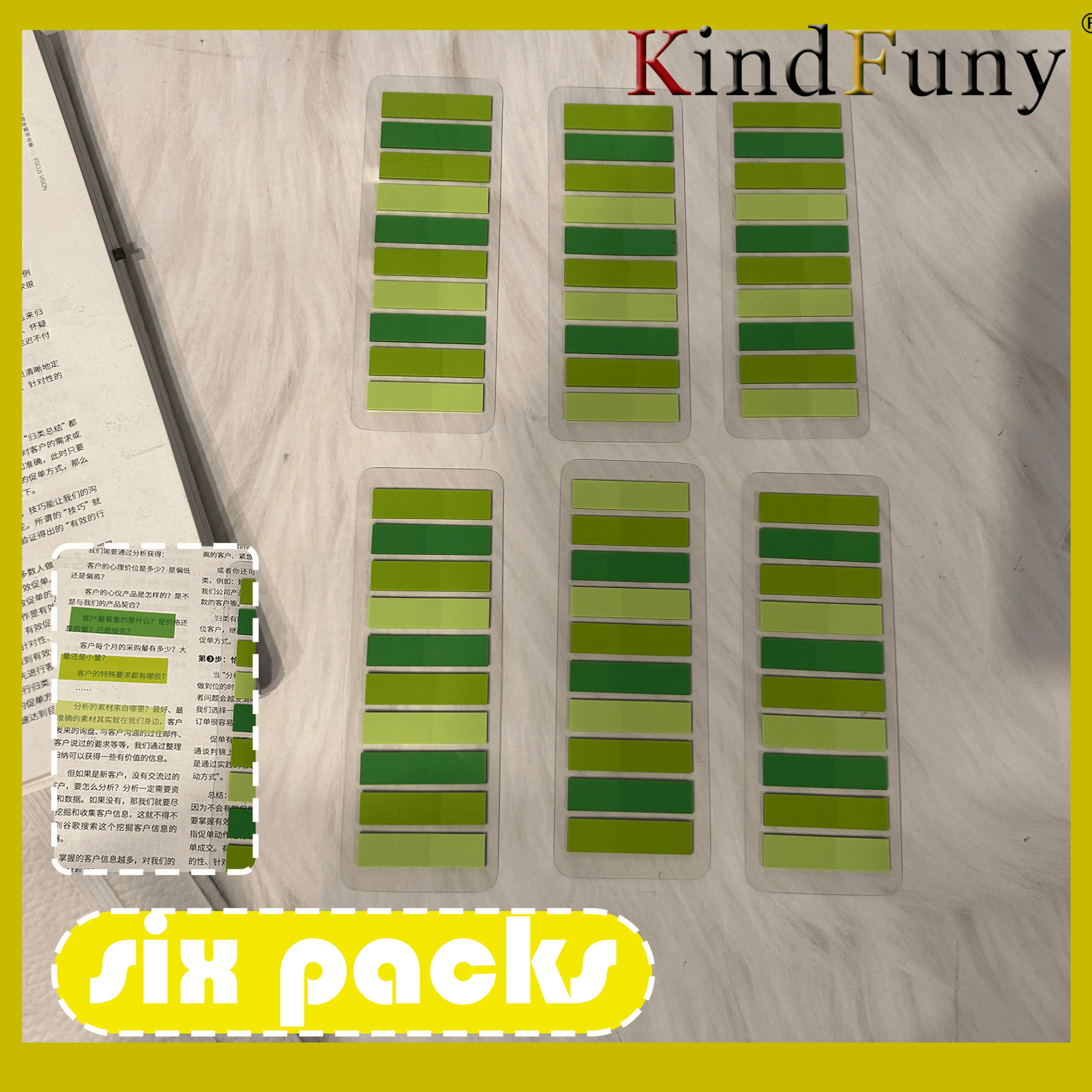 

6 упаковок прозрачных вкладок для блокнотов, креативные блокноты для заметок, липкие школьные канцелярские принадлежности, самоклеящиеся наклейки