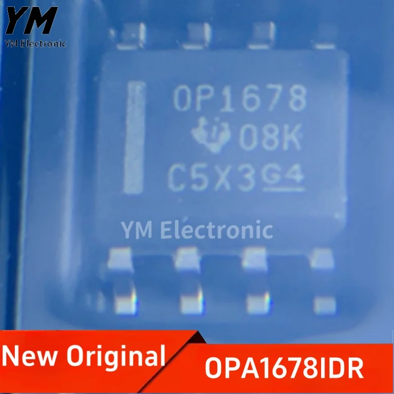 

New Original OPA1678IDR OP1678 SOP8 Low noise and low distortion dual channel audio operational amplifier