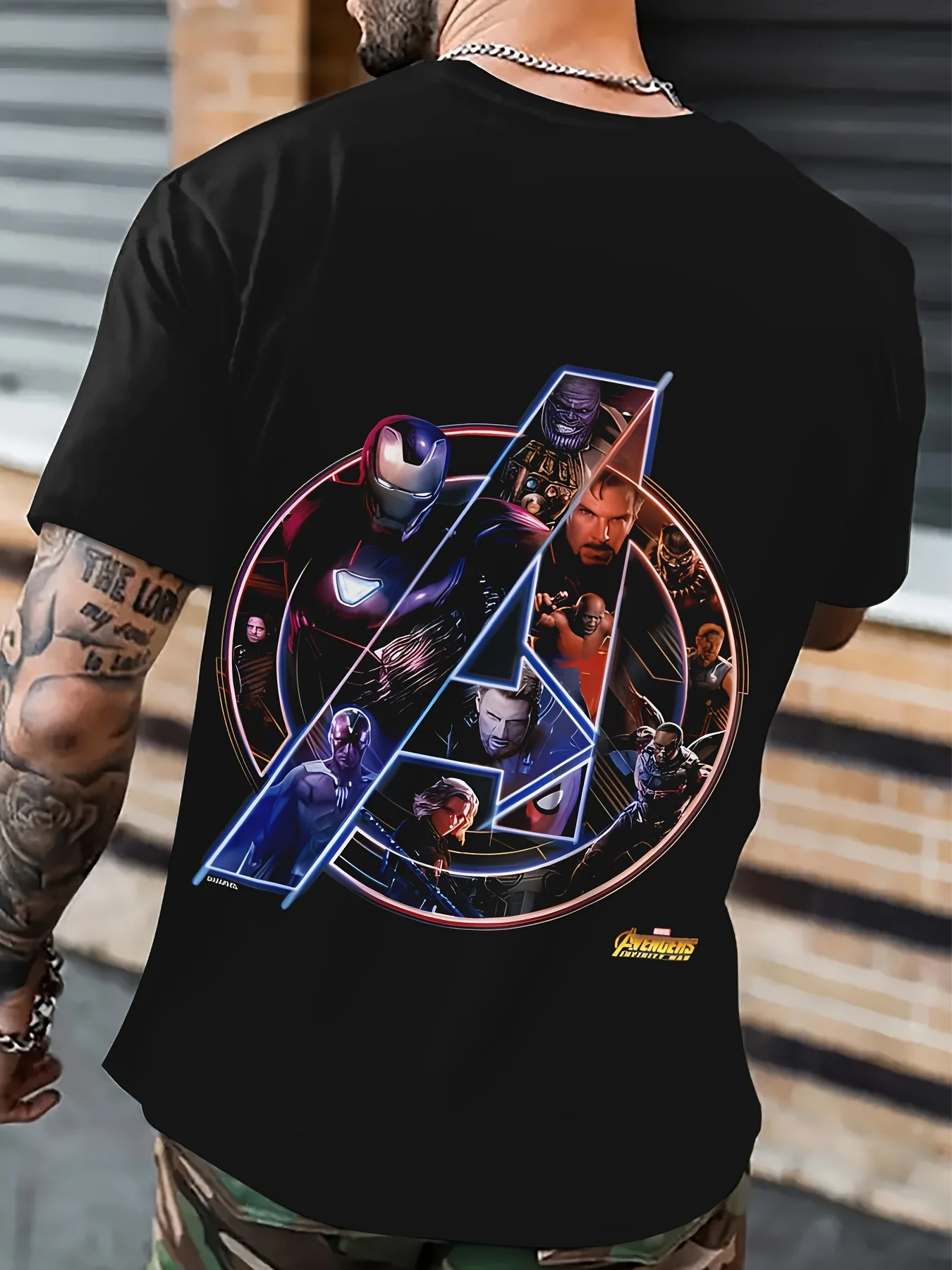 تي شيرت مارفل أفنجرز جرافيك آيرون مان كابتن أمريكا مور الأبطال الخارقين تصميم ثلاثي الأبعاد طباعة ريترو موضة المنتقمون تي شيرت