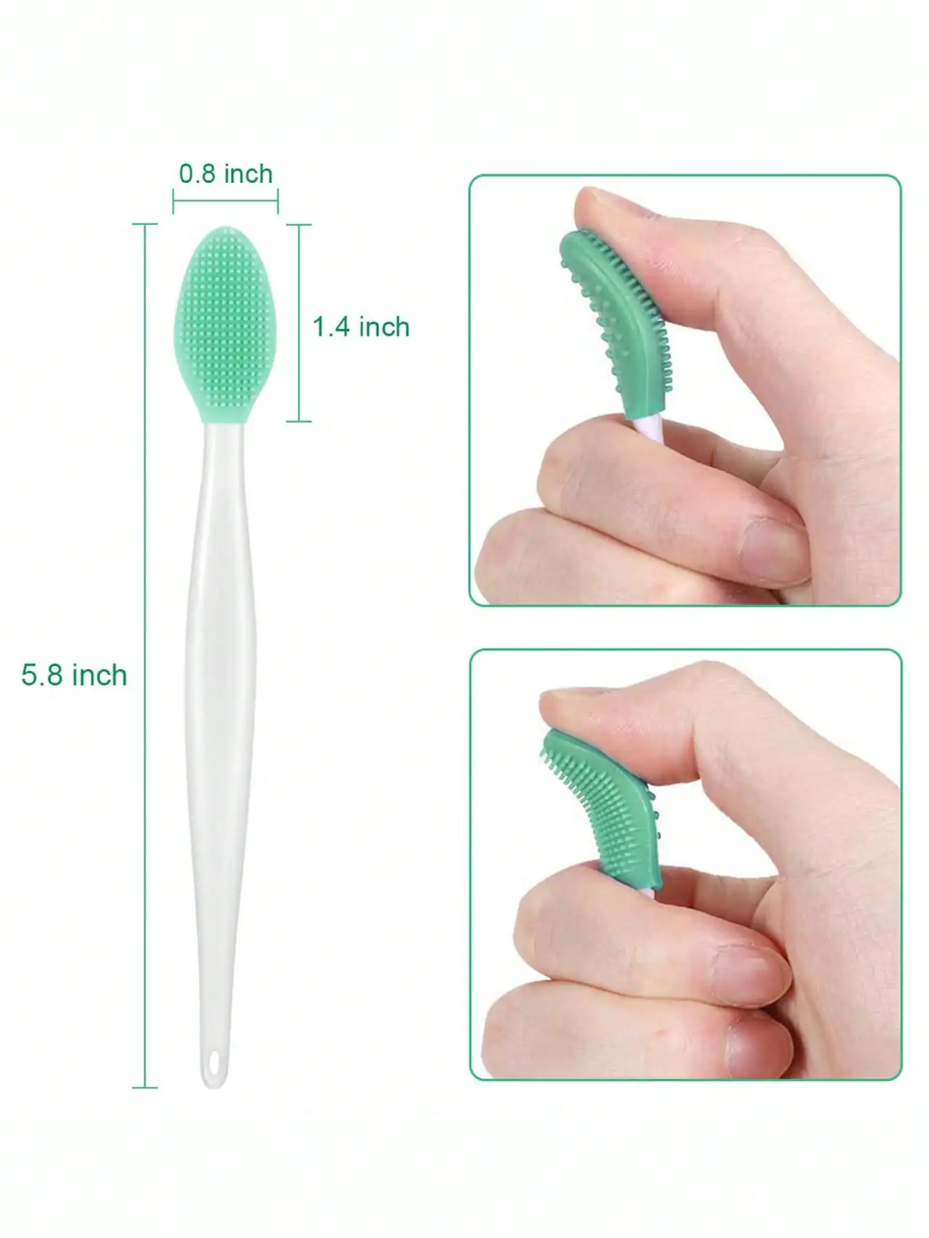 Brosse multifonctionnelle en silicone pour les soins de la peau, outil de soin profond, nettoyant pour le visage, élimination des points noirs, extinction antarctique, beauté, 1PC