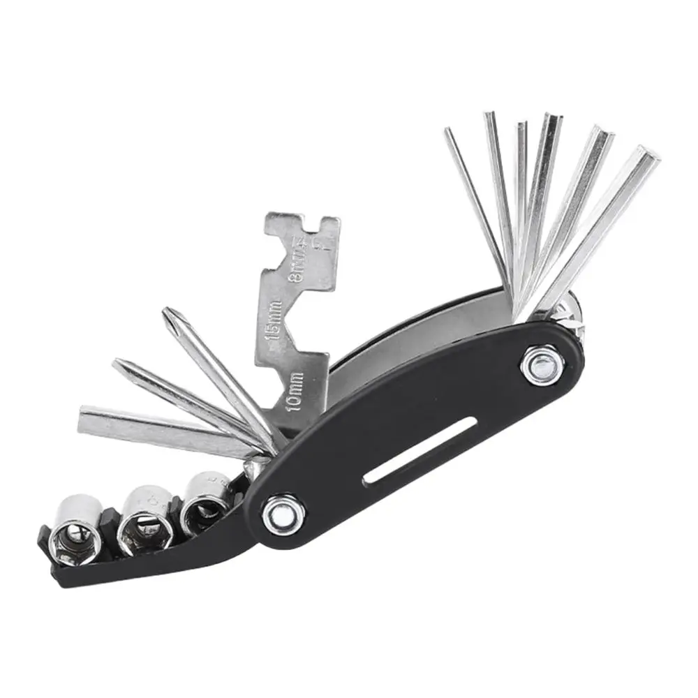 Bicycle Repair Kit 16 In1 Hex Wrench Portable Foldable Multi Function Repair Tool Road Bike Repair Screwdriver Tool Repair Tool