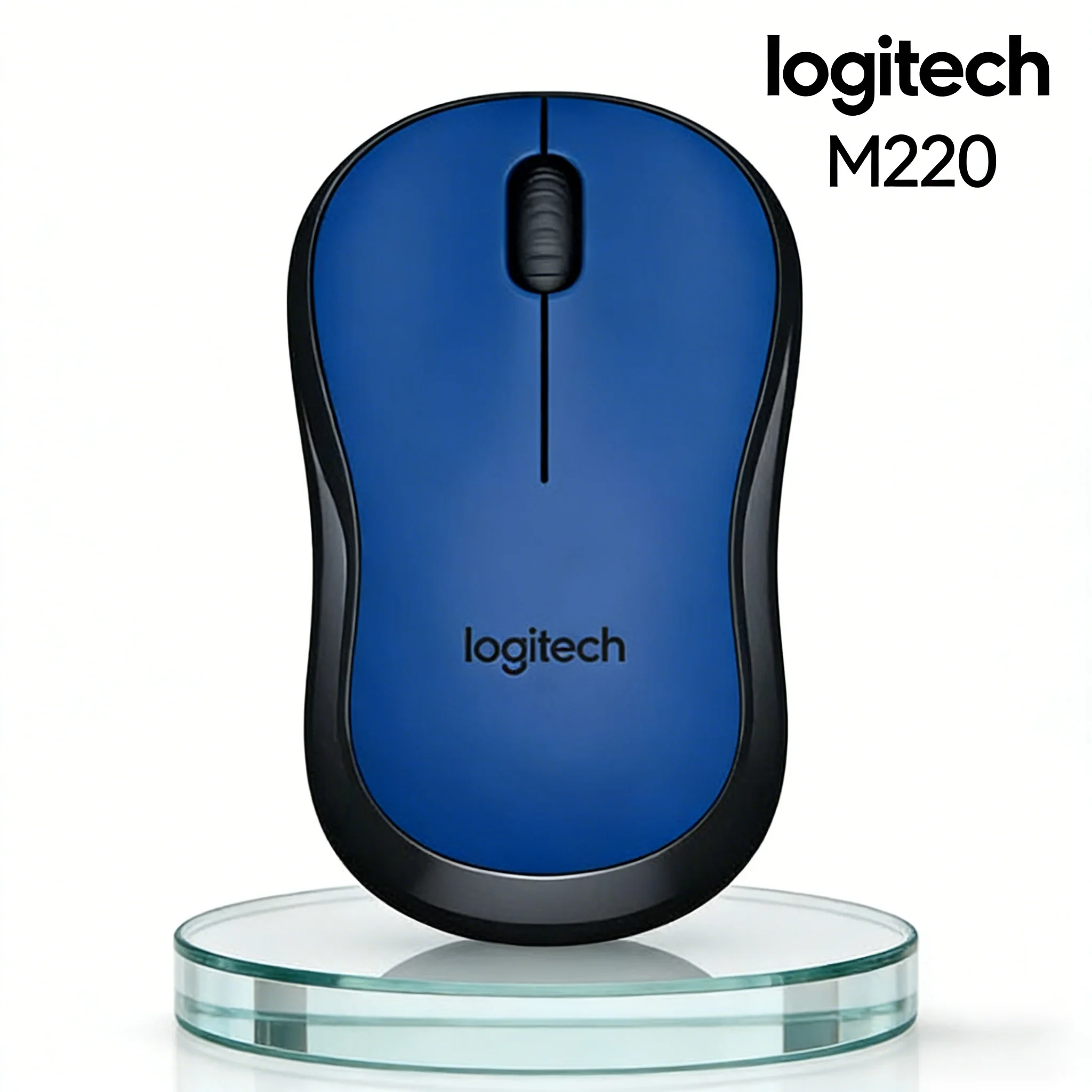 

Silent Click Logitech M220 - 2.4GHz Wireless No Noise Cable