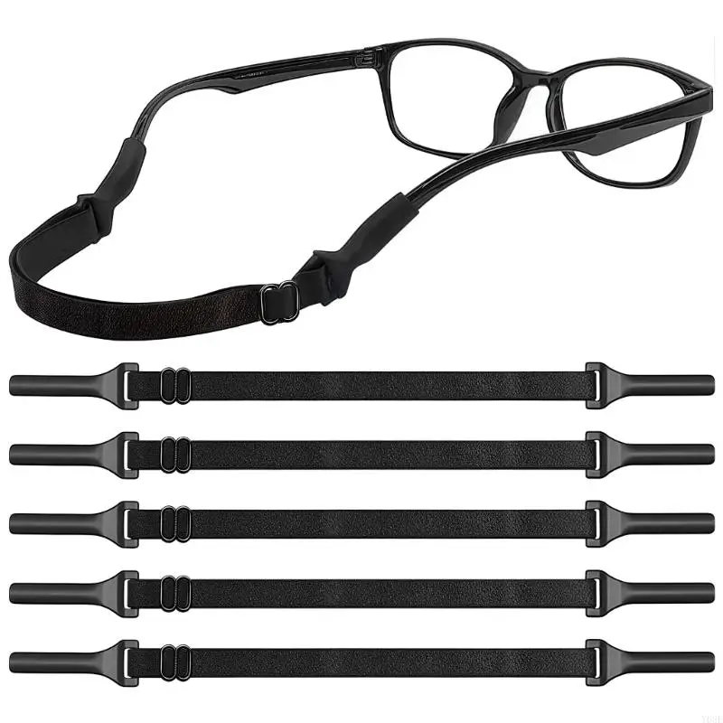 5Pcs Reinforced Nonslip Eyeglass Strap For Enhancing Stability During Exercise And Outdoor Adventures Y08E