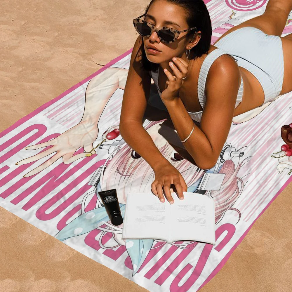 

Super S-sonico-s Manga Microfiber Blanket Quick Drying Beach Towels Oversized Printing Super Absorbent Pool Towel Blanket