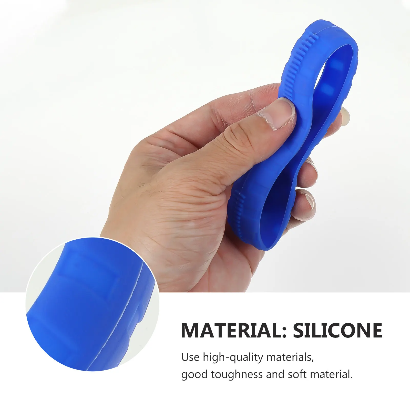 2 PCS Barbell Bench Grips Silicone Dumbbell Cover Weight Protective for Anti-skid