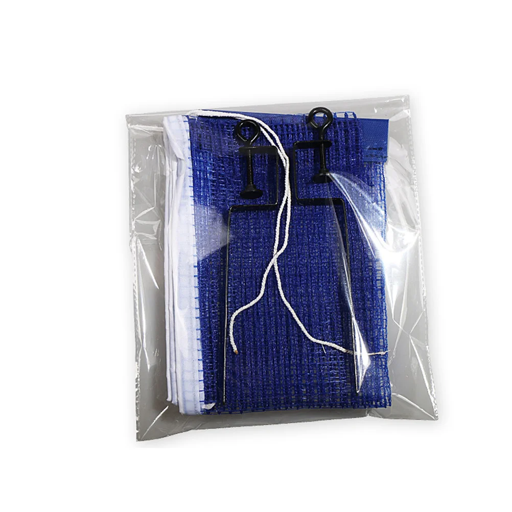 مجموعة رف شبكة تنس الطاولة المحمولة مع أعمدة إطار معدني من البوليستر المتين للمكتب والمنزل والفصول الدراسية واستخدام ملحق شبكة بونغ