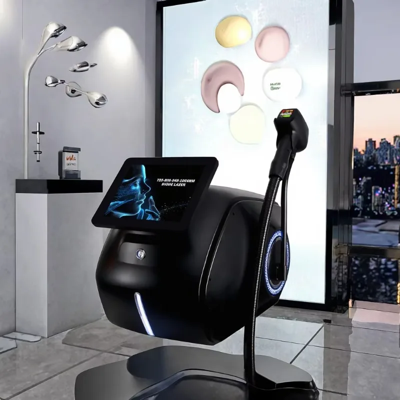 

808nm Diode Laser Hair Removal Device Skin Rejuvenation Laser Diodo 755 808 940 1064nm ABS Metal Hair Removal Machine