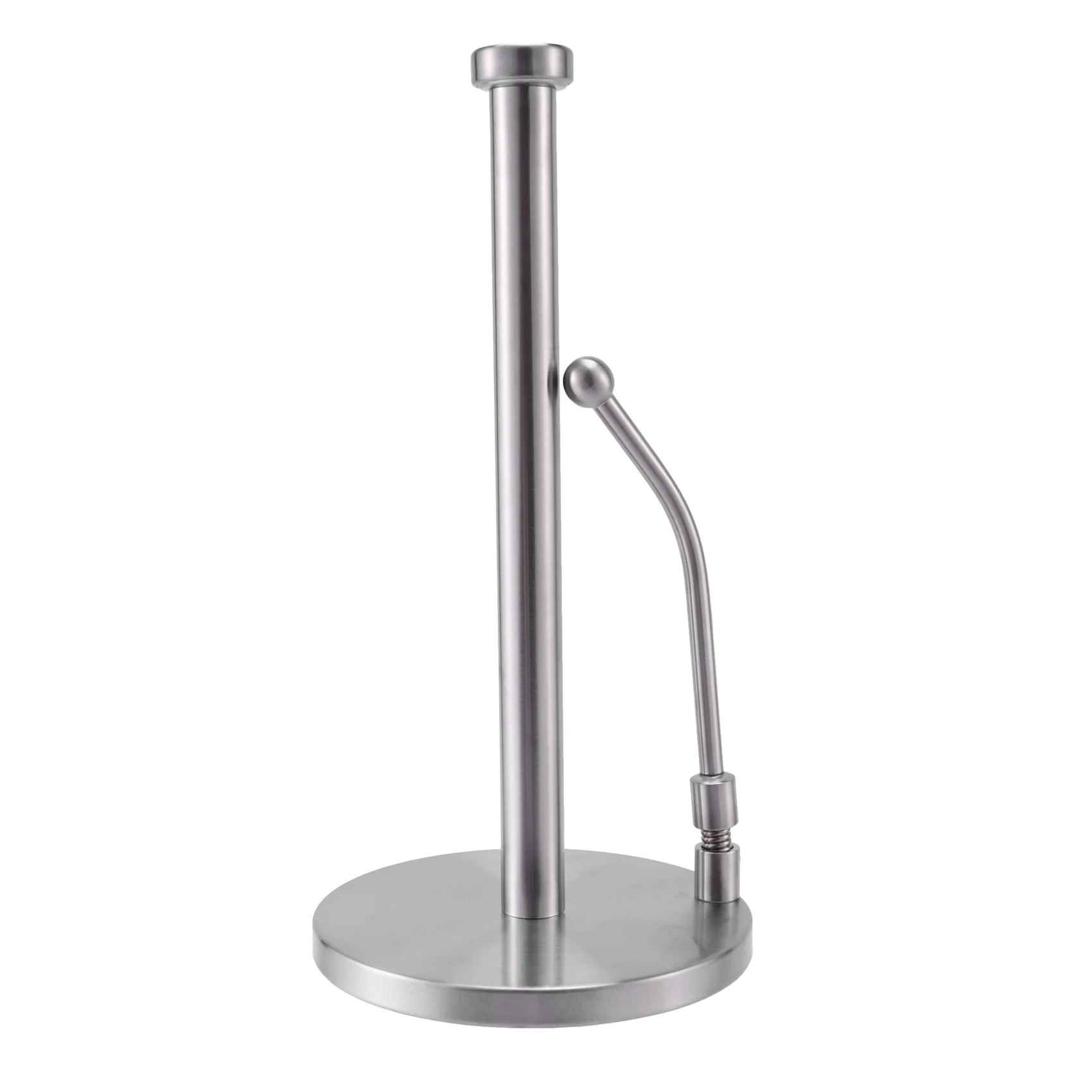 Paper Towel Holder Stainless Steel Standing Tissue Holder One-Handed Tear, Perfect